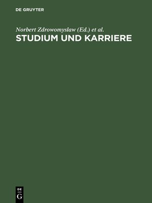 cover image of Studium und Karriere